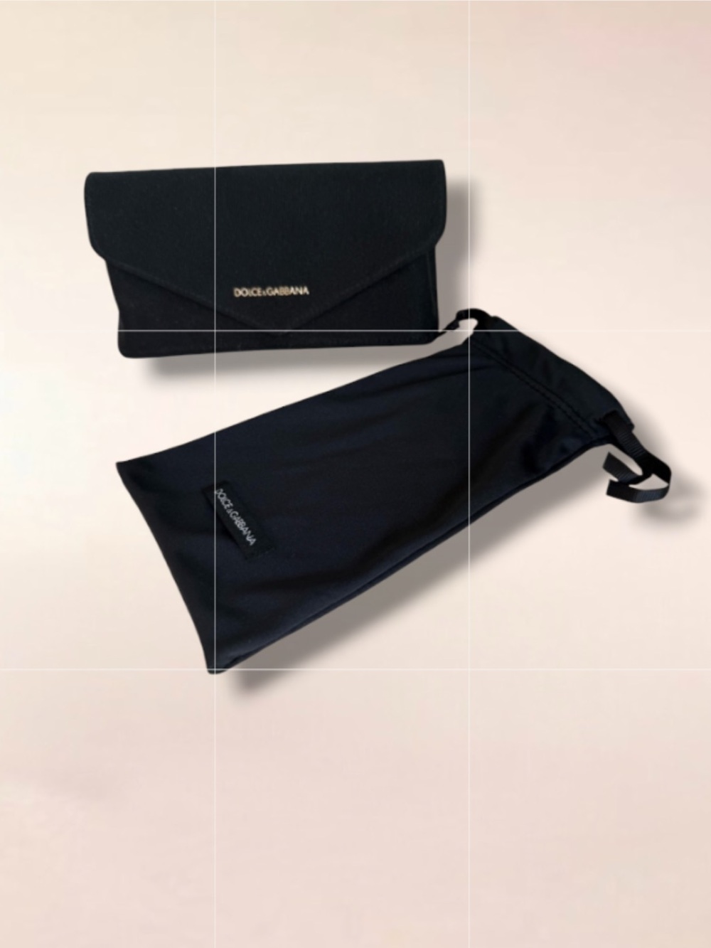 New! DOLCE & GABBANA Sunglass Case Cloth Pouch